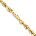 14K 7mm Semi Solid Rope with Lobster Clasp Chain - Image 3