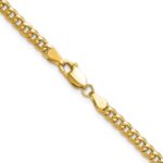 14k 3.5mm Semi-Solid Miami Cuban Chain - Image 3