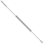 14k White Gold 2 3/8 carat Lab Grown Diamond VS/SI+ G+ Complete 6.5 inch with 1 inch extension Bracelet - Image 2