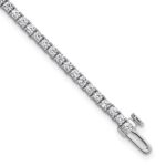 14k White Gold  2 3/4 carat Lab Grown Diamond VS/SI+ G+ Complete Tennis Bracelet