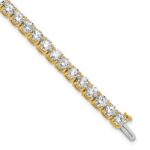 14k 12 1/2 carat Lab Grown Diamond VS/SI+ G+ Complete Tennis Bracelet