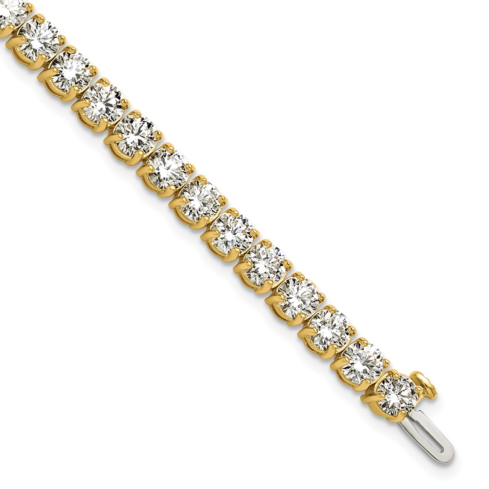 BM10308-YAA-1.jpg 14k 14 carat Lab Grown Diamond VS/SI+ G+ Complete Tennis Bracelet - Image 1