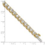 14k 14 carat Lab Grown Diamond VS/SI+ G+ Complete Tennis Bracelet - Image 6