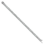 14k White Gold 16 carat Lab Grown Diamond VS/SI+ G+ Complete Tennis Bracelet - Image 2