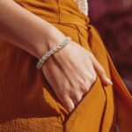 14k 25 carat Lab Grown Diamond VS+ F+ Complete Tennis Bracelet - Image 7