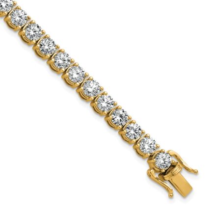 14k 11 1/8 carat Lab Grown Diamond VS/SI+ G+ Complete Tennis Bracelet