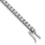 14k 4 3/8 carat Lab Grown Diamond VS/SI+ G+ Complete 7.5 inch Tennis Bracelet