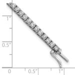 14k 4 3/8 carat Lab Grown Diamond VS/SI+ G+ Complete 7.5 inch Tennis Bracelet - Image 4