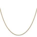 14K .9mm Box with Lobster Clasp Chain - Image 2