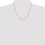 14K 1.3mm Box with Lobster Clasp Chain - Image 4