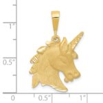 14k Unicorn Head Charm - Image 4