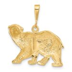 14k Polar Bear Charm - Image 3