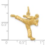 14k Male Karate Charm - Image 4