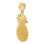 14k Diamond-cut Pineapple Charm - Image 5