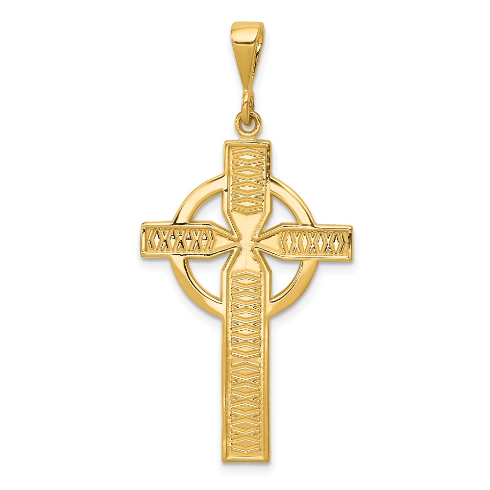 C1462.jpg 14k Celtic Cross Pendant - Image 1