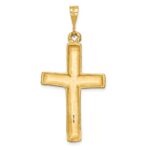 14k Diamond-cut Cross Charm - Image 4