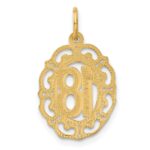 14k 18 in Oval Pendant - Image 3
