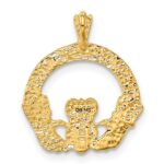 14k Claddagh Pendant - Image 3