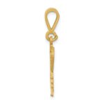 14k Diamond-cut Butterfly Charm - Image 2