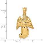 14k Polished Angel Charm - Image 3