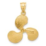 14k Propeller Pendant - Image 3