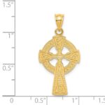 14k Celtic Cross Pendant - Image 4