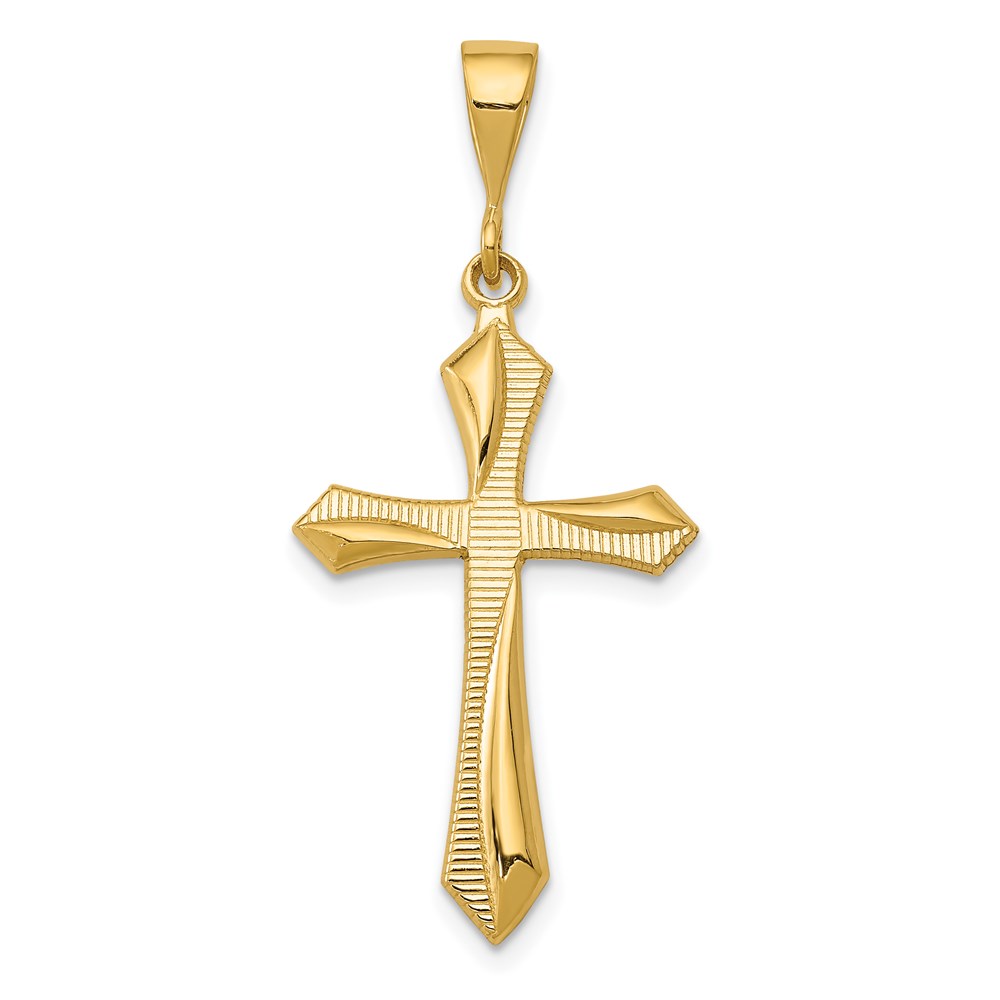 C1952.jpg 14k Passion Cross Pendant - Image 1