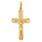 14k Polished Crucifix Pendant