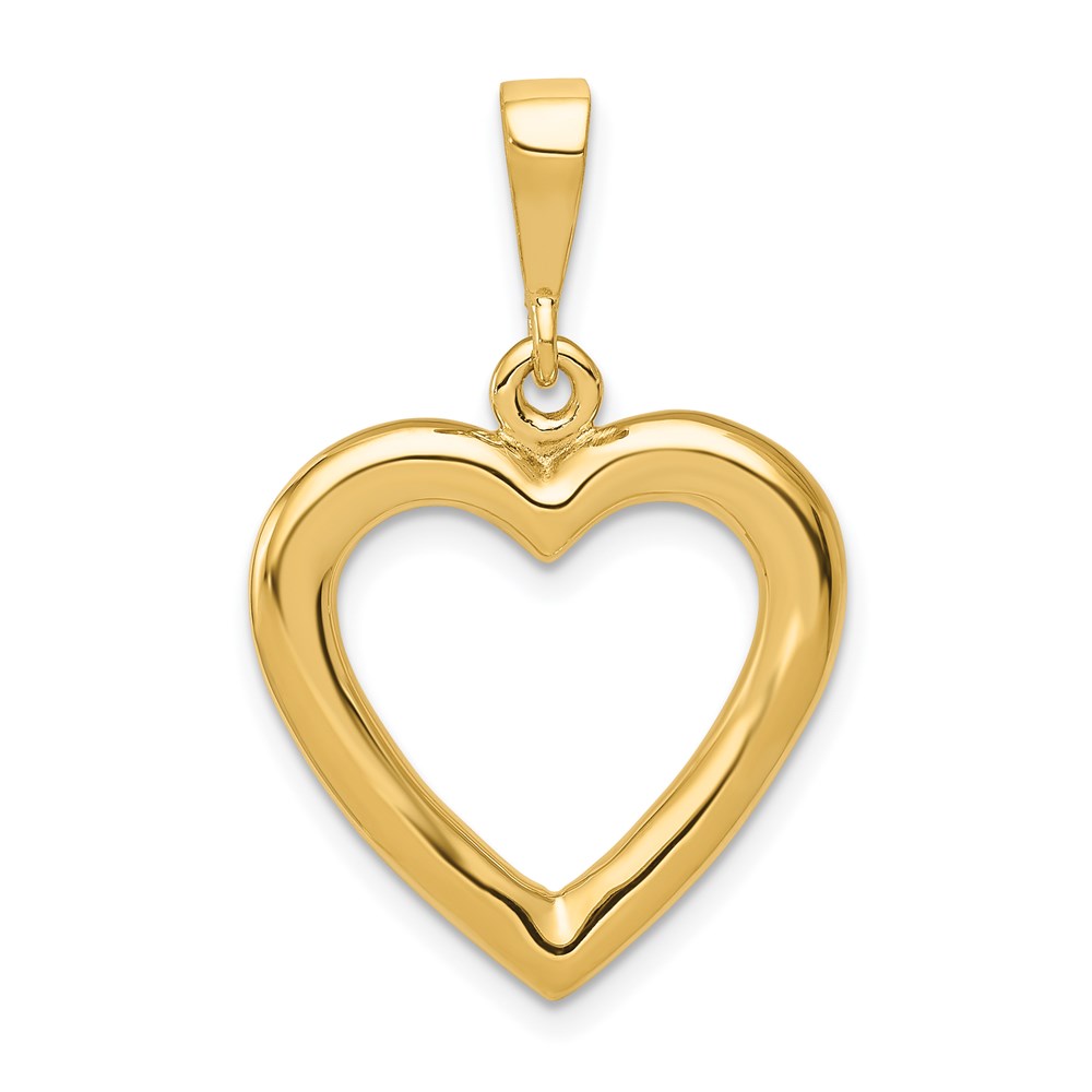 C2150.jpg 14K Polished Heart Pendant - Image 1