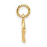 14K Polished Curved Heart Pendant - Image 2