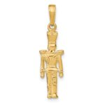 14k Polished 3-D Toy Soldier Pendant - Image 3