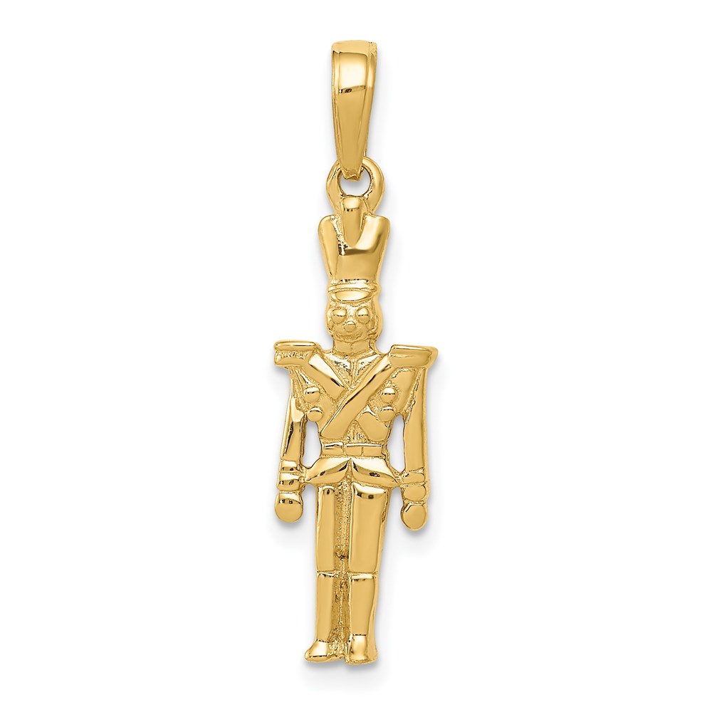 C2208.jpg 14k Polished 3-D Toy Soldier Pendant - Image 1