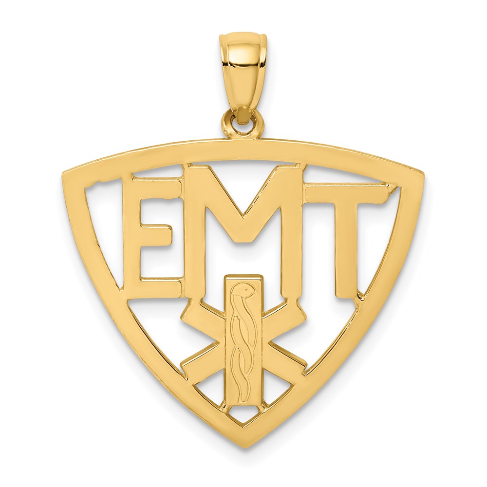 C2259.jpg 14k EMT Emergency Medical Technician Charm - Image 1