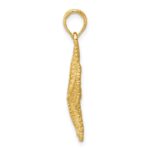 14k Polished Open-Backed Starfish Pendant - Image 2