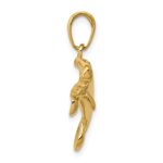 14k Solid Polished Manatee Pendant - Image 2