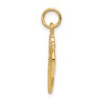 14k Polished Lacrosse Sticks Charm - Image 2