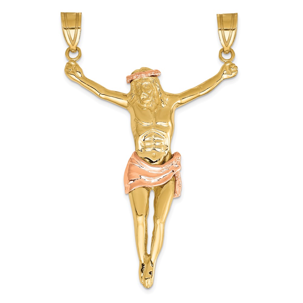 C271.jpg 14k Two-tone Corpus Pendant - Image 1