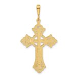14k Diamond-cut Celtic Cross Pendant - Image 3