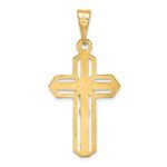 14k Polished Cut-out Crucifix Pendant - Image 4