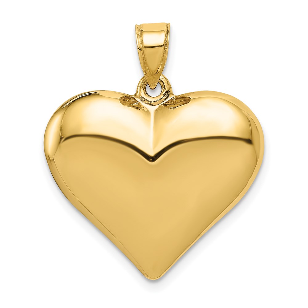 C2913.jpg 14K Polished 3-D Puffed Heart Pendant - Image 1