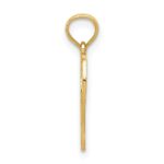 14k 30 in Heart Cut-out Pendant - Image 2