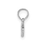 14K White Gold NURSE Pendant - Image 2