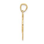 14k Diamond-cut 15 ANOS Heart Pendant - Image 2