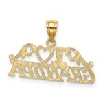 14k I HEART GRANDPA Charm - Image 3
