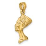 14k 3-D Nefertiti Pendant - Image 4