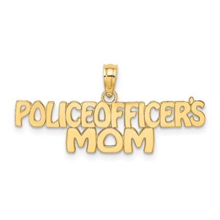14k POLICE OFFICER'S MOM Charm