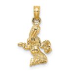 14k 3-D Virgo Zodiac Charm - Image 4