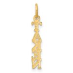 14K Polished TAKEN Vertical Charm - Image 3