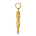 14k Dolphin Pair Pendant - Image 2