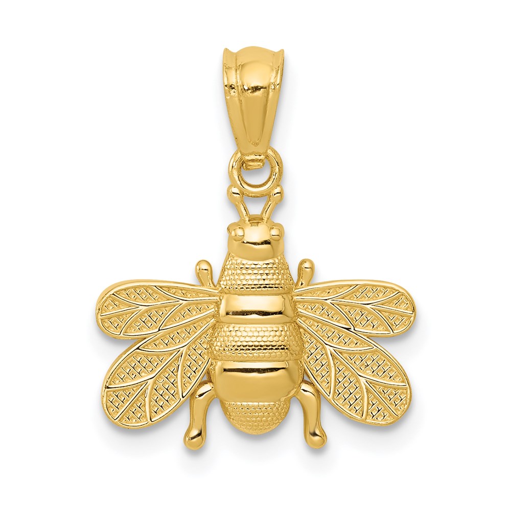 C3462.jpg 14k Polished Bee Pendant - Image 1